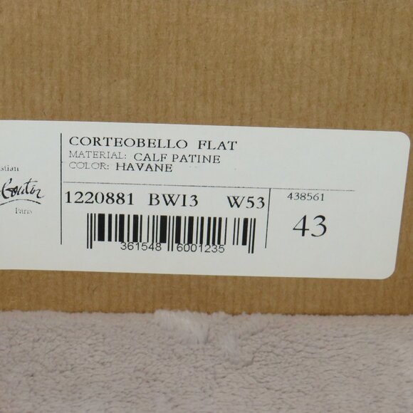 Christian Louboutin Corteobello Havane Medallion Red Bottom Oxford US 10 NWB - Picture 15 of 15